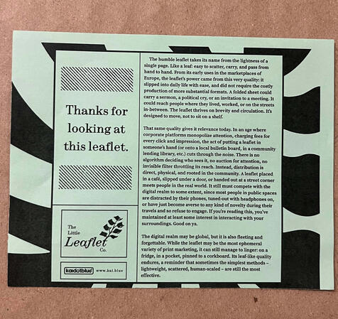 Little Free Leaflet Ver 2 Back Little Free Leaflet Ver 2 Back