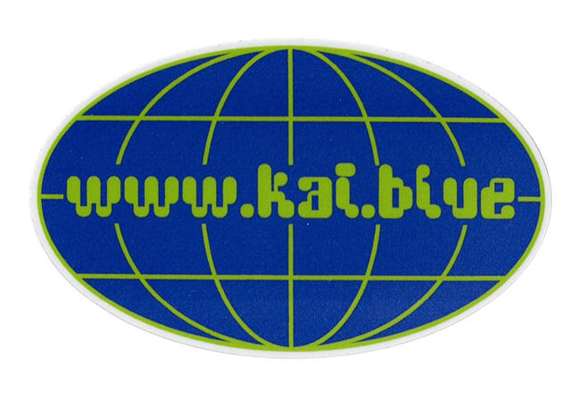 Kaidotblue Globe Sticker Kaidotblue Globe Sticker