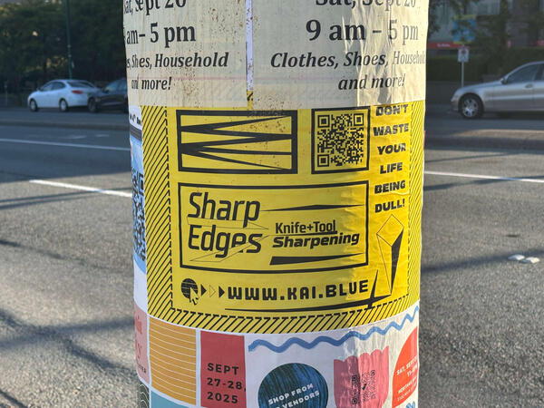 Sharp Edges - Yellow Poster Sharp Edges - Yellow Poster