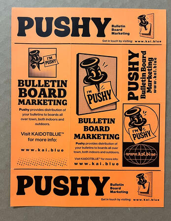 Pushy Bulletin Marketing Tear Off Sheet Pushy Bulletin Marketing Tear Off Sheet