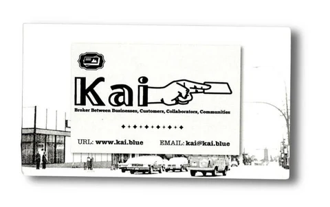 KAIDOTBLUE Collector’s Business Card Front