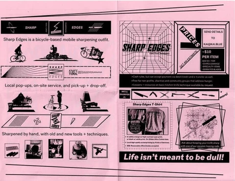 Sharp Edges Flyer - Inside