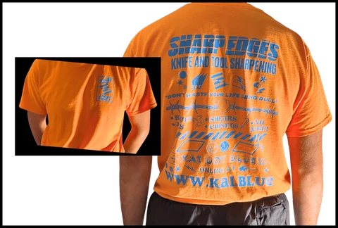 Sharp Edges Orange T-shirt