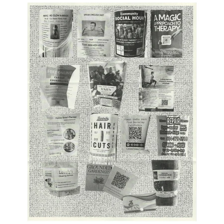 Bulletin Bullhorn Newsprint Back