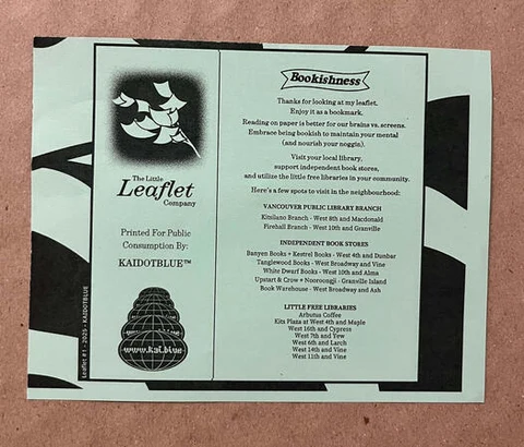 Little Free Leaflet Ver 2 Front